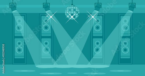 Background of night club.