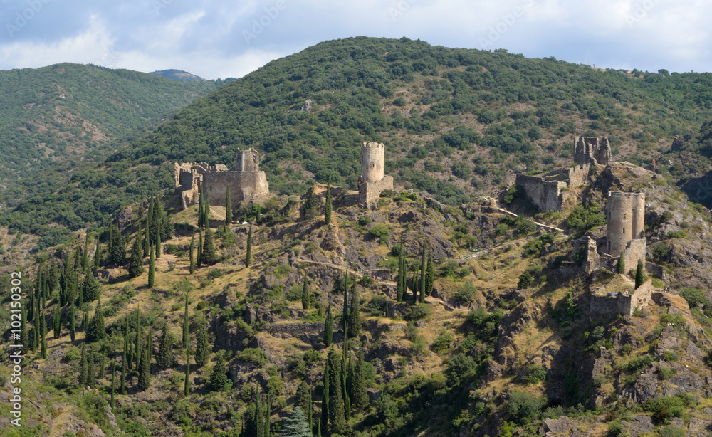 Lastours Four Castles Languedoc France