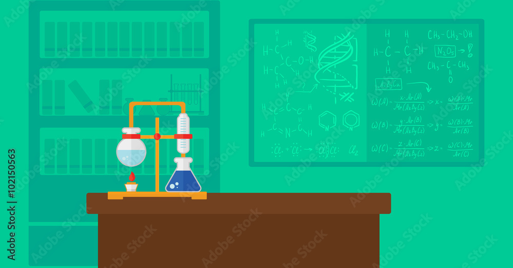 Background of chemistry laboratory. Background of chemistry laboratory.