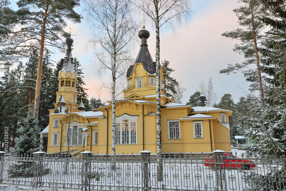Obraz premium View of the Church of the Holy apostles Peter and Paul