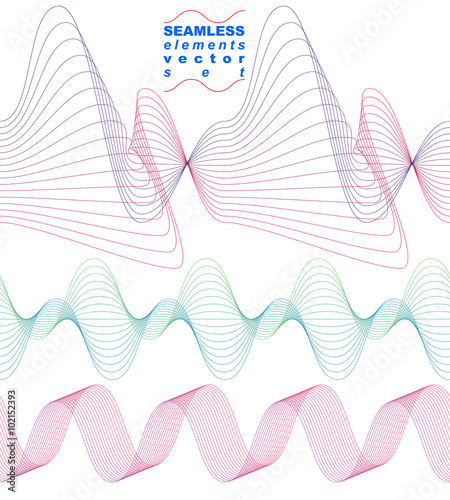 Elegant flowing lines vecto...