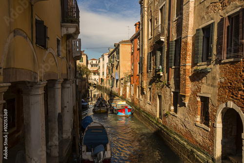 Venice streets, channels, water, boats and love © relu1907