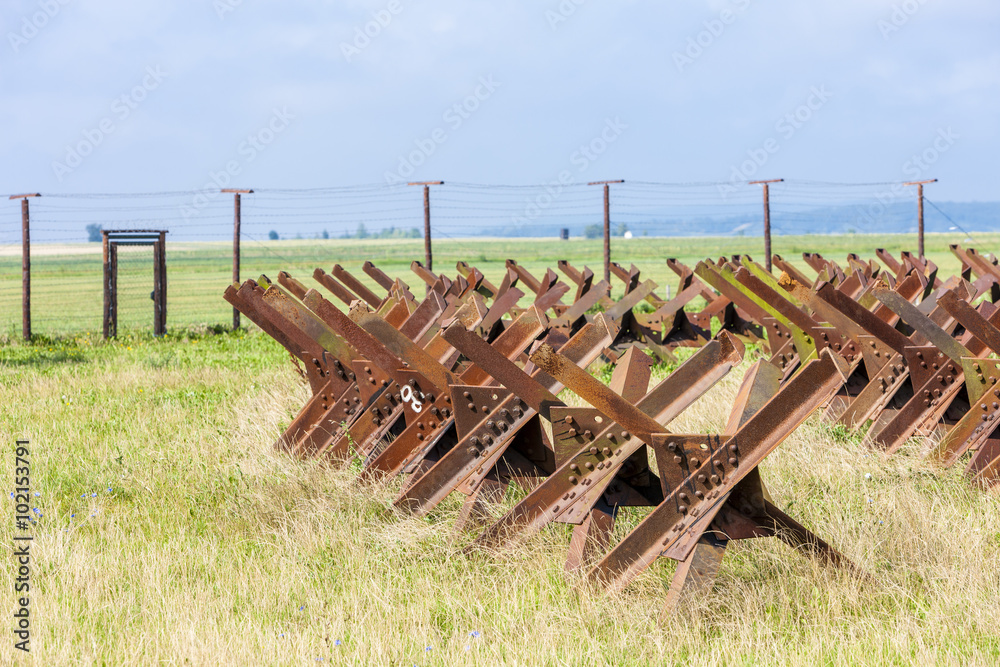 remains of iron curtain, Satov, Czech Republic