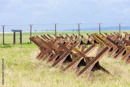 remains of iron curtain, Satov, Czech Republic photo