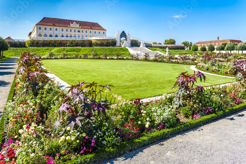 Palace Hof with garden, Lower Austria, Austria photo