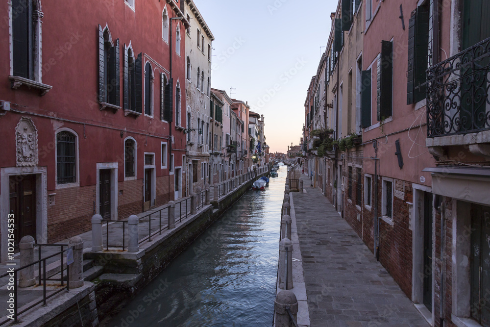 Venice streets, channels, water, boats and love
