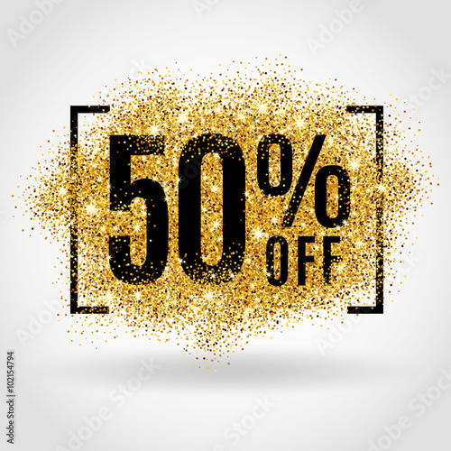 Gold sale 50% percent