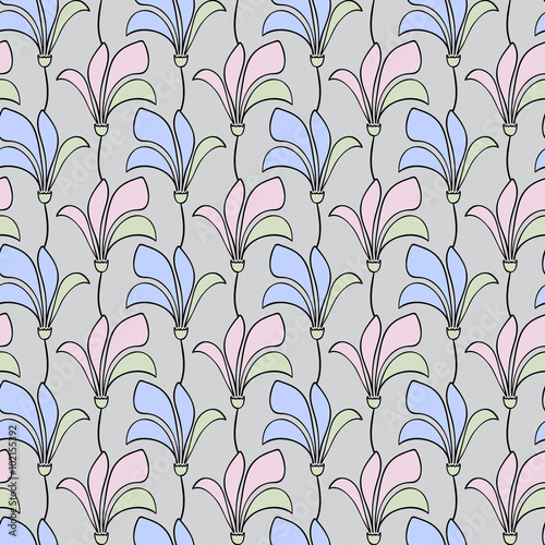 seamless flowers pattern