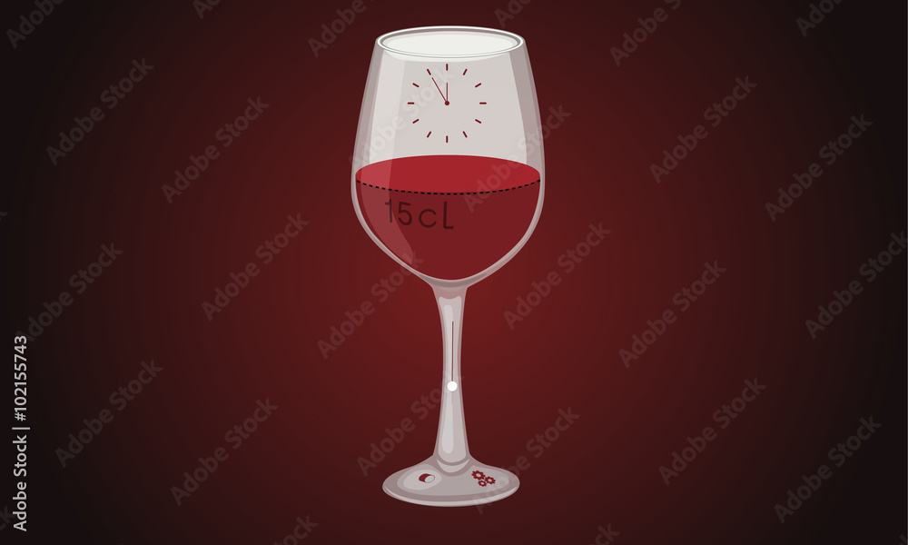 Verre de vin connecté