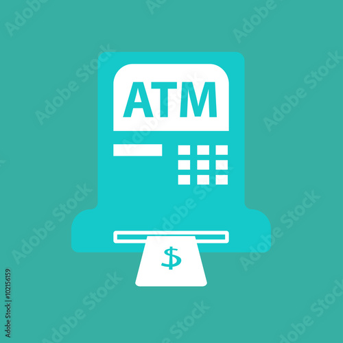 Free Download ATM icon symbol. vector - GFXLoad