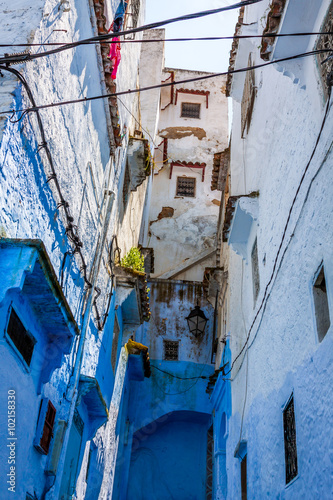 Blue medina of Chechaouen, Morocco photo