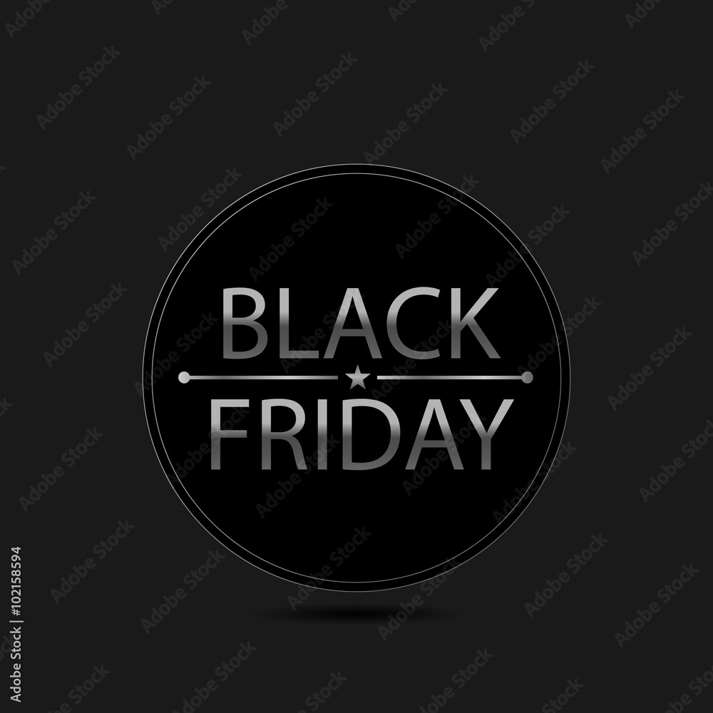 Obraz premium Black Friday card