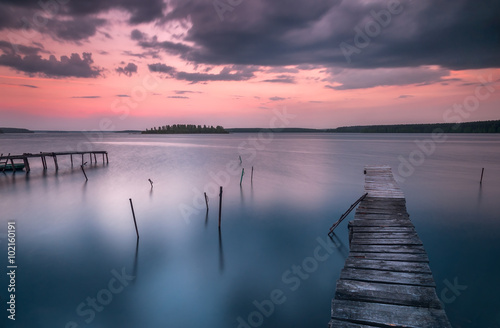 old wooden pier