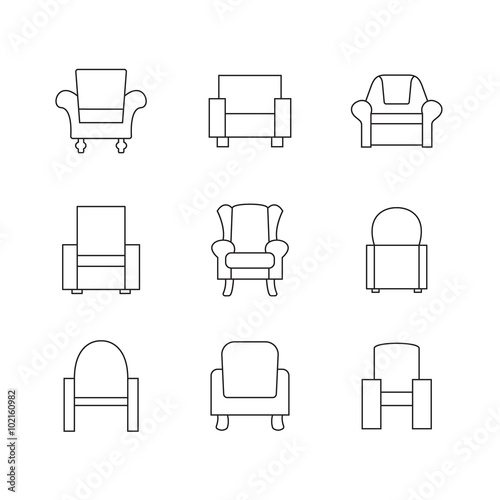 Sofa Outline Set