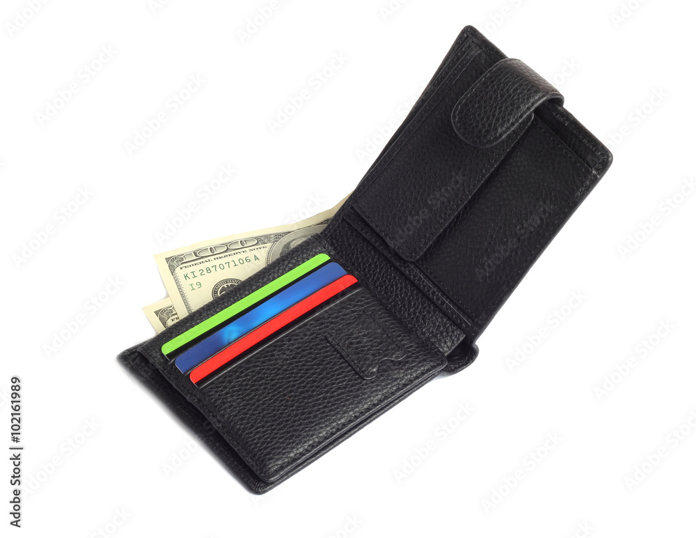 men's black wallet money in cash isolated on white background
men's black wallet money in cash isolated on white background