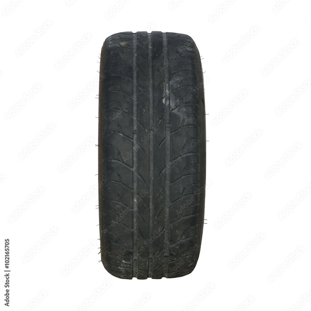 old tire isolated on white background old tire isolated on white background