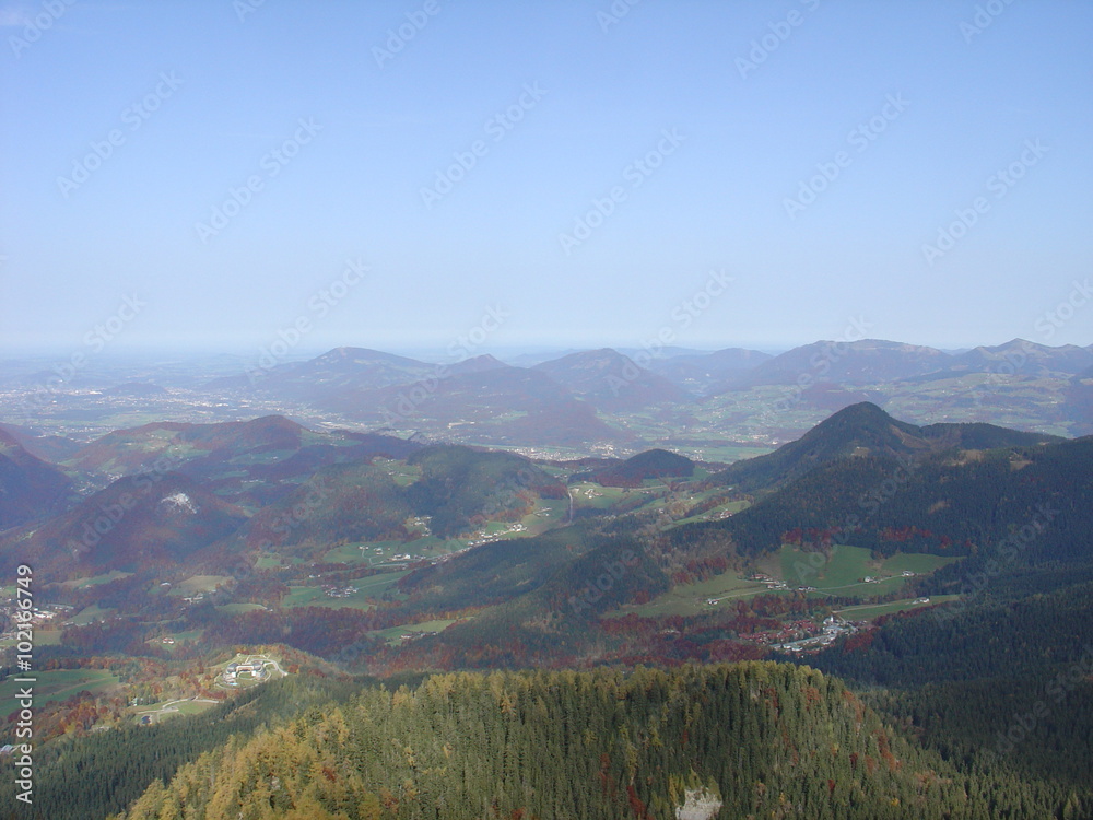 The Bavarian Alps in autumn