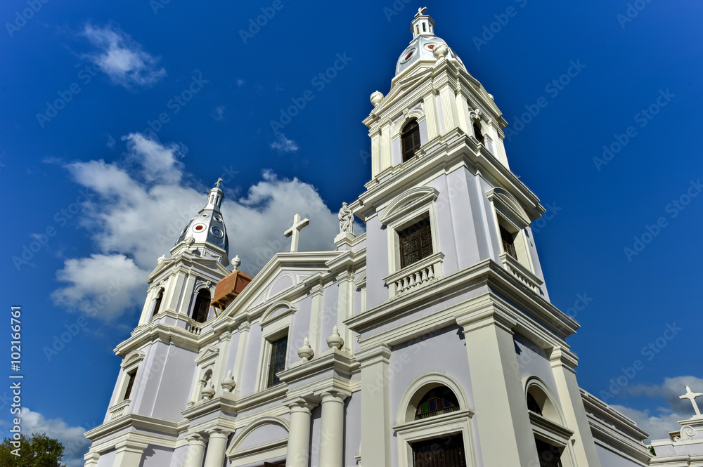 Fototapeta premium La Guadalupe Cathedral - Ponce, Puerto Rico