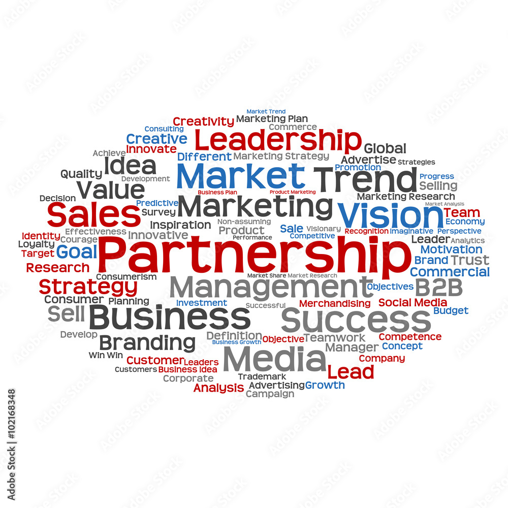 Conceptual business marketing word cloud Conceptual business marketing word cloud
