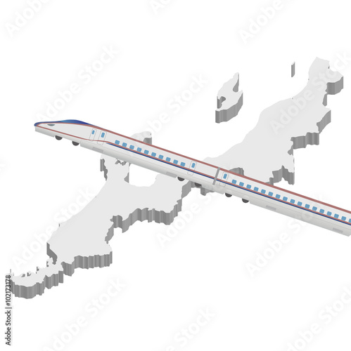 新幹線　北陸　地図　アイコン