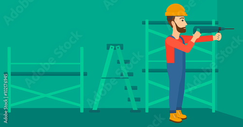 Constructor with perforator.