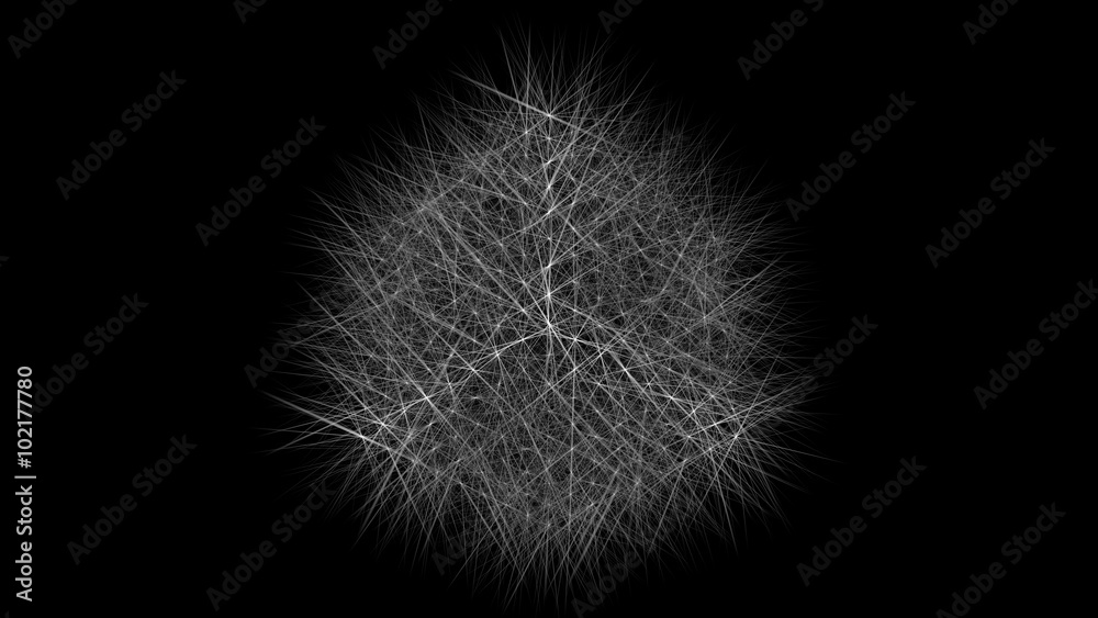 Fototapeta premium lines on a cube