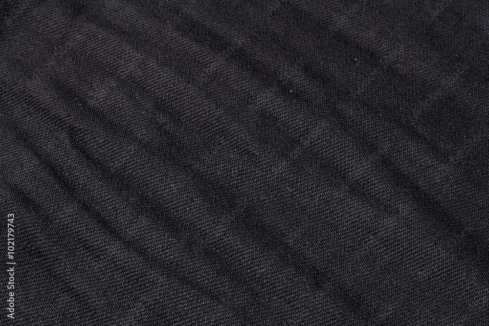 Fototapeta premium Texture of black jeans