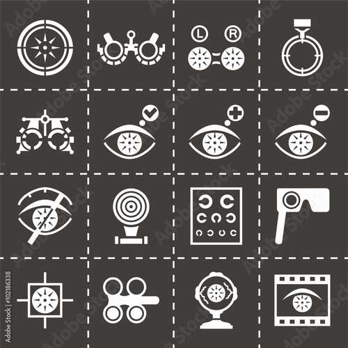 Vector Optometry icon set