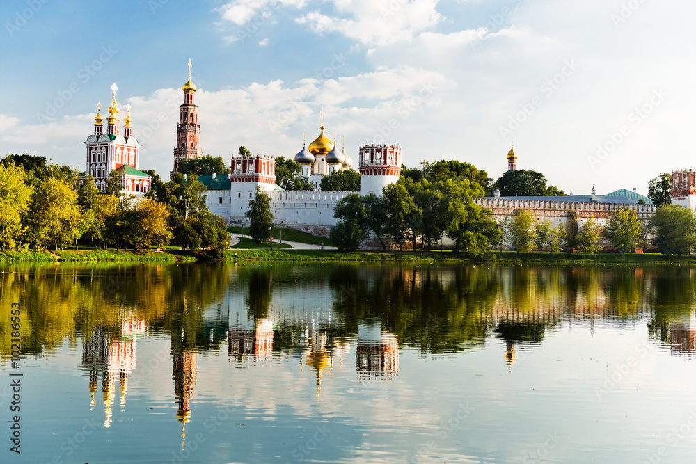 Novodevichy convent in Moscow, Russia