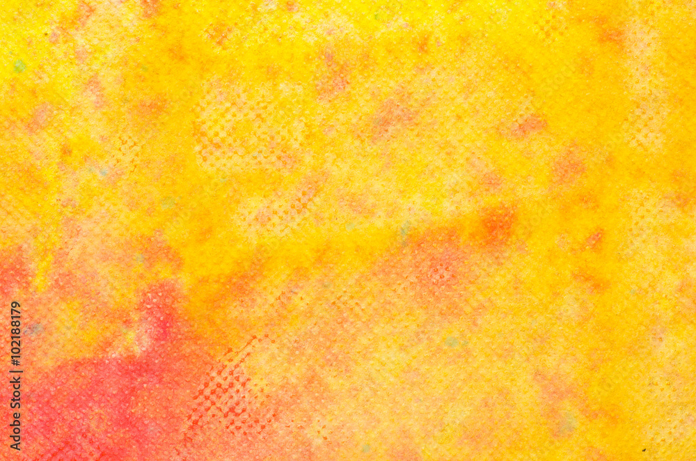 watercolor yellow painted background texture