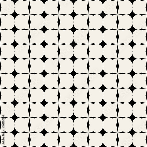 Rhombus geometric seamless pattern. Fashion graphic background design. Modern stylish abstract texture. Monochrome template for prints, textiles, wrapping, wallpaper, website. VECTOR illustration