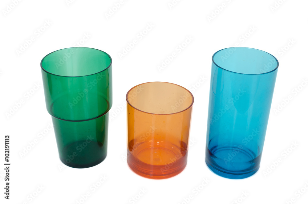 glass plastic glass plastic