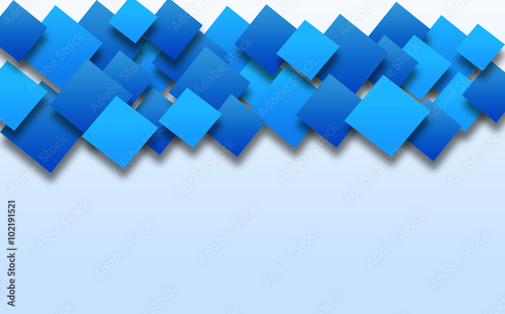 Obraz premium Аbstract wallpaper with blue squares .