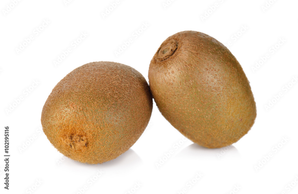 whole fresh kiwi fruit on white background whole fresh kiwi fruit on white background