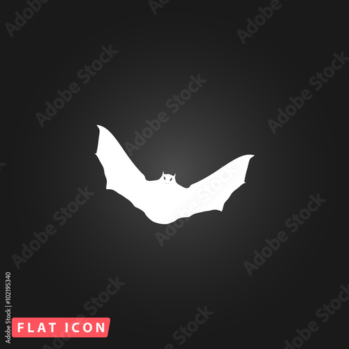 Bat vector icon