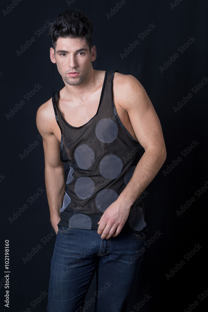 Handsome man posing Handsome man posing