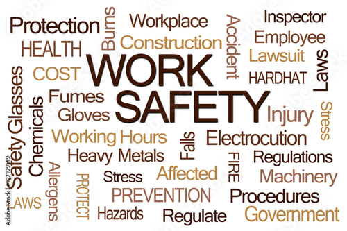 Work Safety Word Cloud
