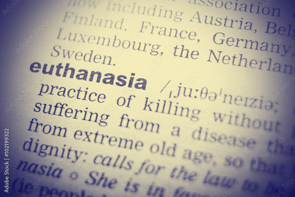 Definition of word euthanasia in dictionary Definition of word euthanasia in dictionary