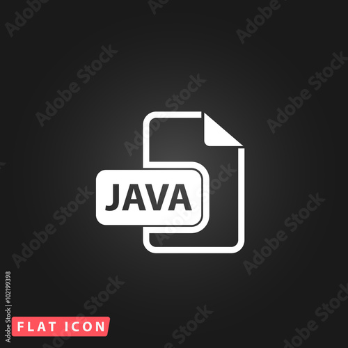 Java development file format flat icon