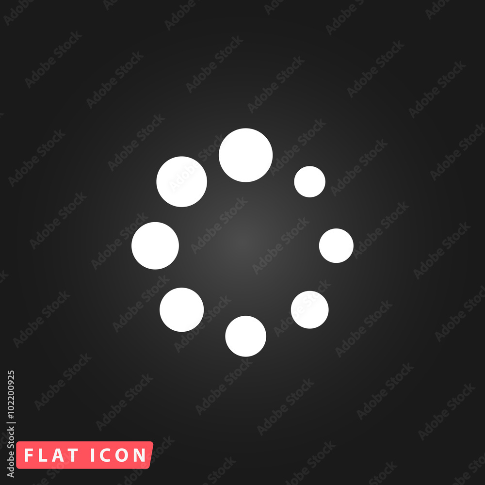 Loading flat icon