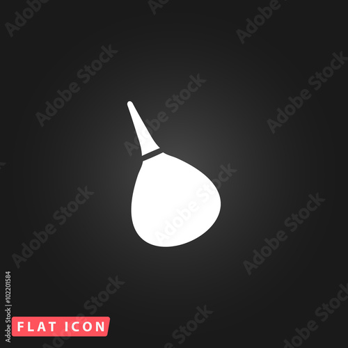 Medical clyster icon.  