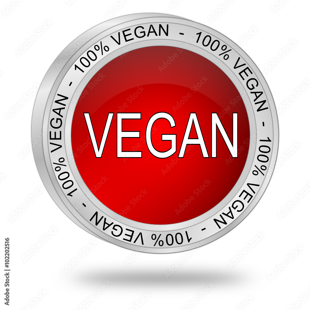 Vegan Button Vegan Button