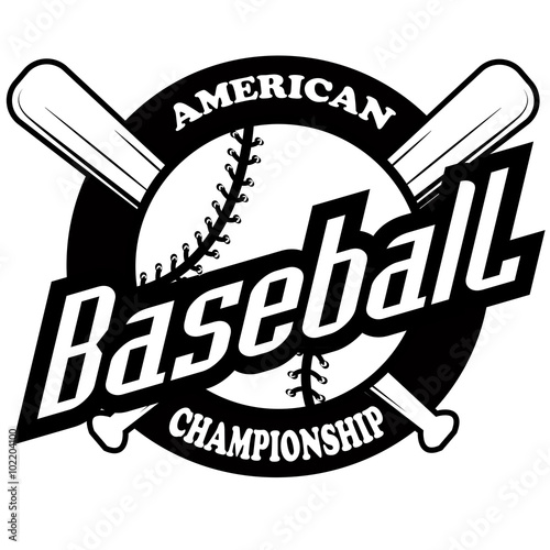 Baseball tournament professional logo