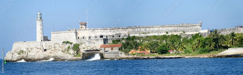 Castle and lighthouse of El Morro at Havana
