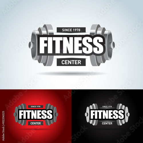 Fitness Logo Template Gym Club Logotype Sport Fitness Club Creative Concept Gym Club Logotype Isolated Vector Illustration Sign Symbol Badge Stock Vector Adobe Stock