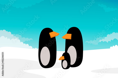 Penguin vector illustration