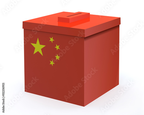 China election ballot box