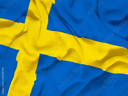 Sweden flag towel