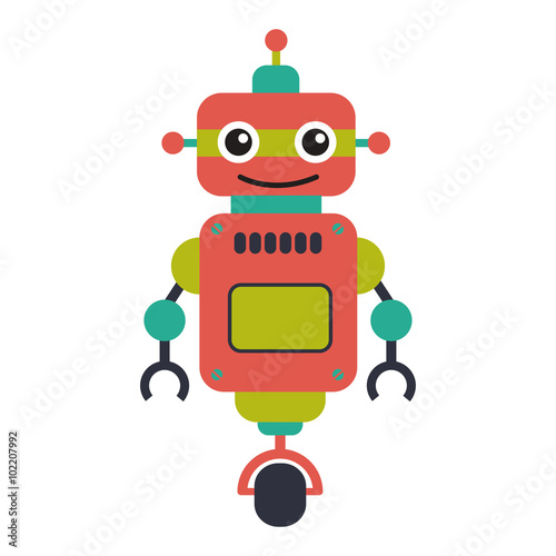 robot on wheel
