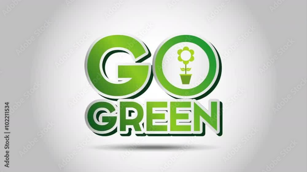 Go green design, Video Animation